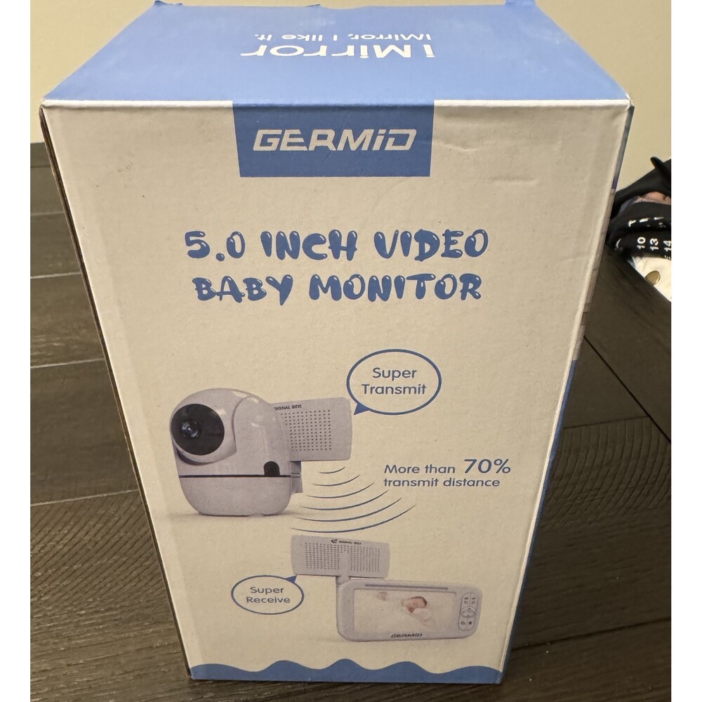 NIB Germid 5" Video Baby Monitor New